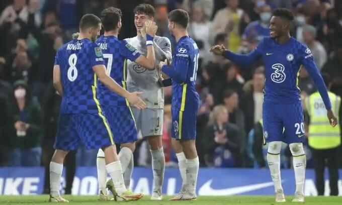 Chelsea thắng luân lưu ở vòng bốn Cup Liên đoàn