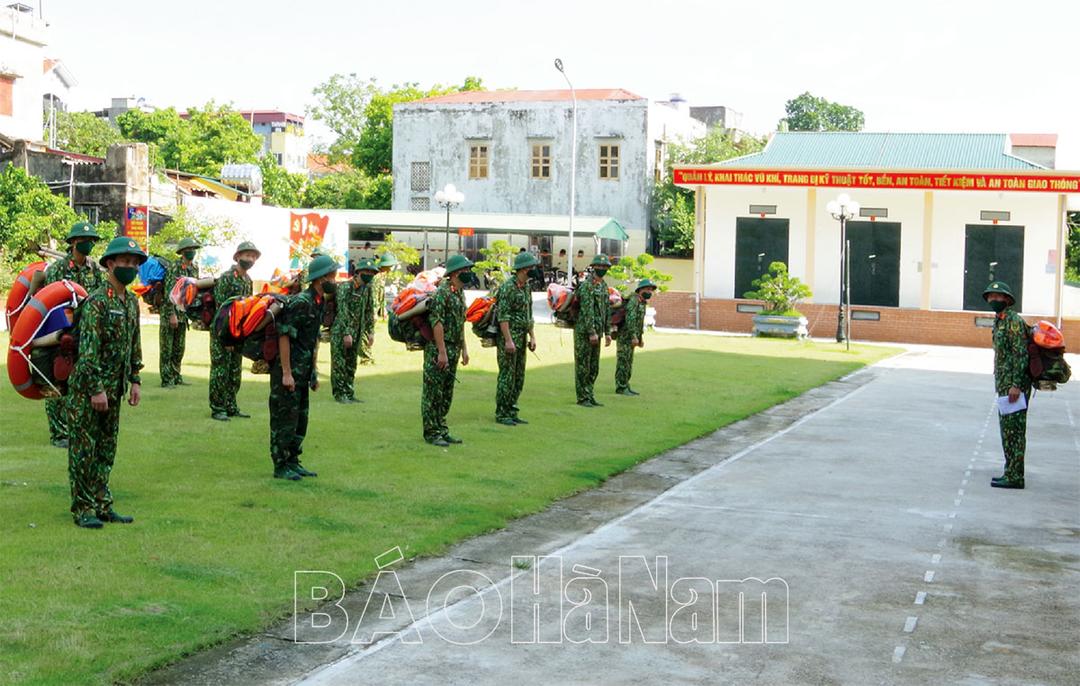 LLVT huyện Lý Nhân bảo đảm chất lượng huấn luyện trong trạng thái bình thường mới