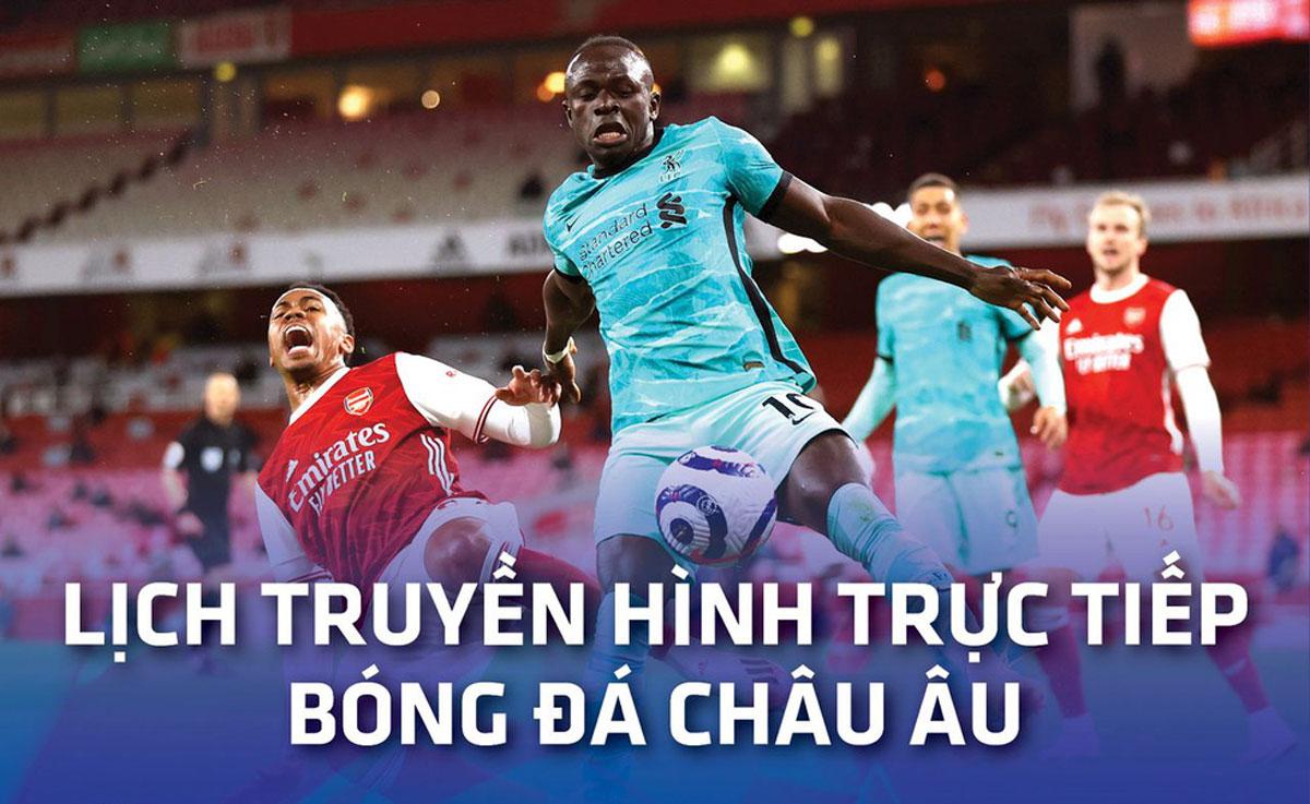 Lịch trực tiếp bóng đá châu Âu 20-11: Tâm điểm Liverpool - Arsenal