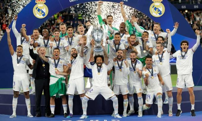 Real lần thứ 14 vô địch Champions League