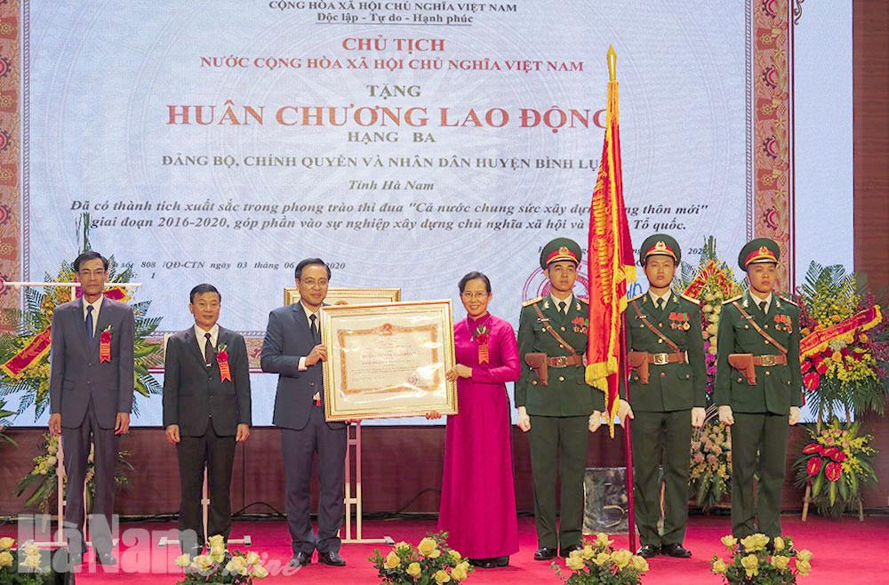 Địa chí huyện Bình Lục: Xây dựng nông thôn mới