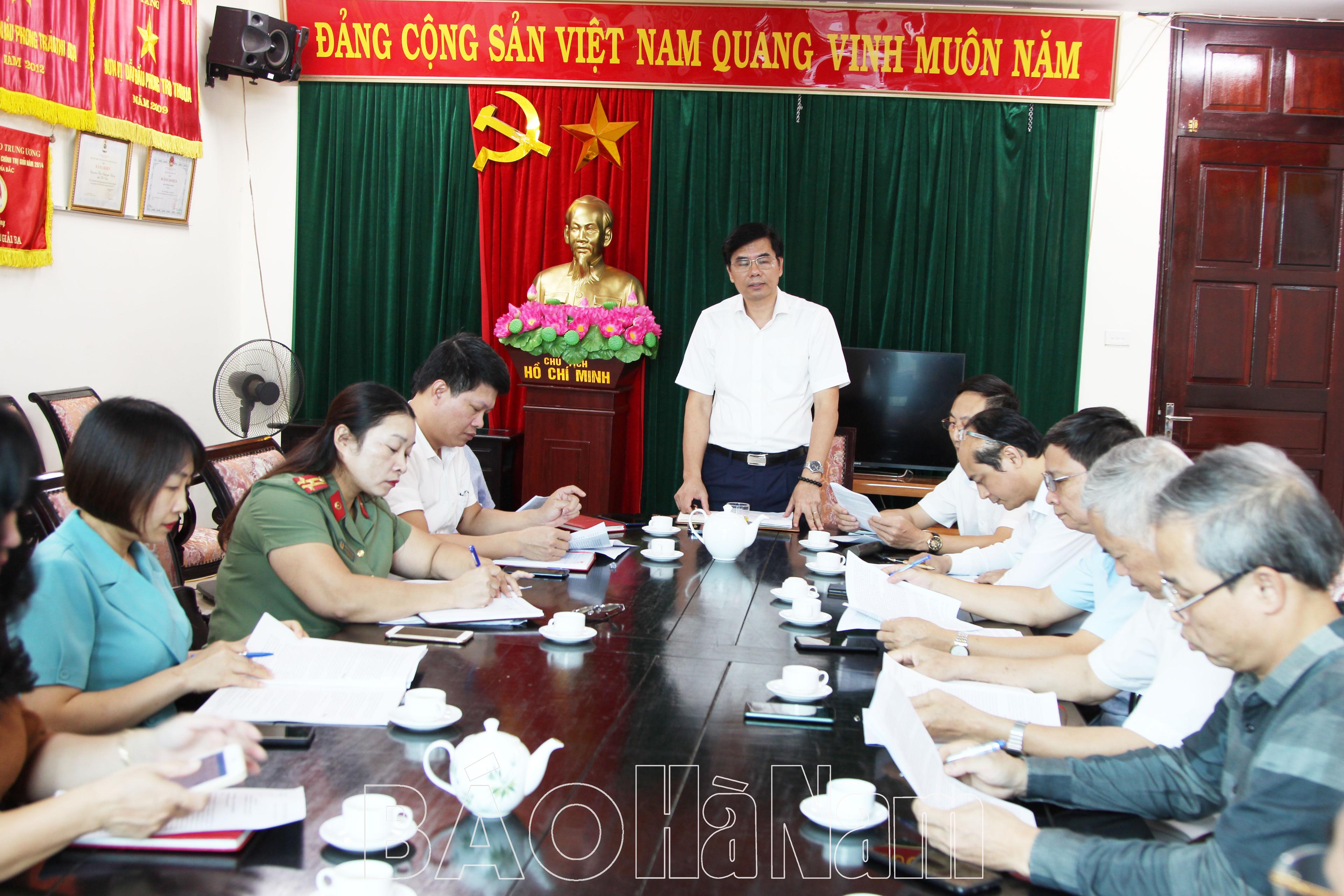 Ban Tuyên giáo Tỉnh ủy triển khai công tác tư tưởng- văn hóa quý IV