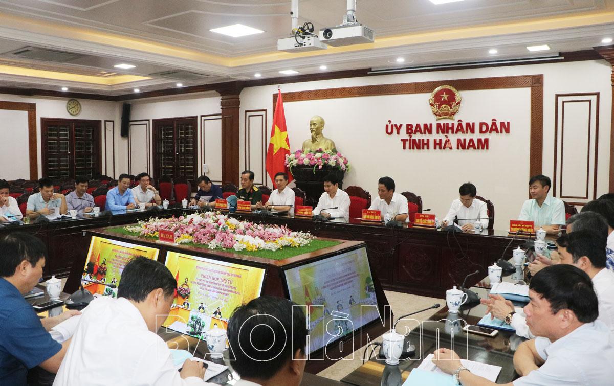 Hội nghị trực tuyến phiên họp thứ tư Ban Chỉ đạo cải cách hành chính của Chính phủ