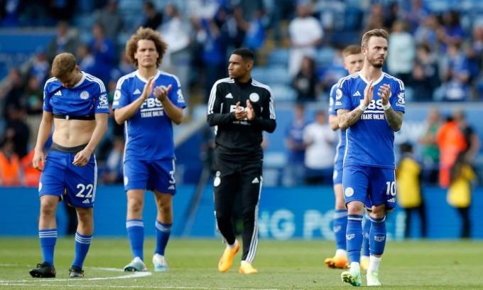 Leicester rớt khỏi Ngoại hạng Anh