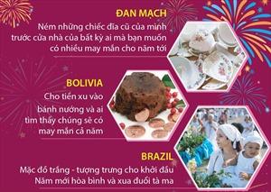 Phong tục đón năm mới kỳ lạ của các nước trên thế giới