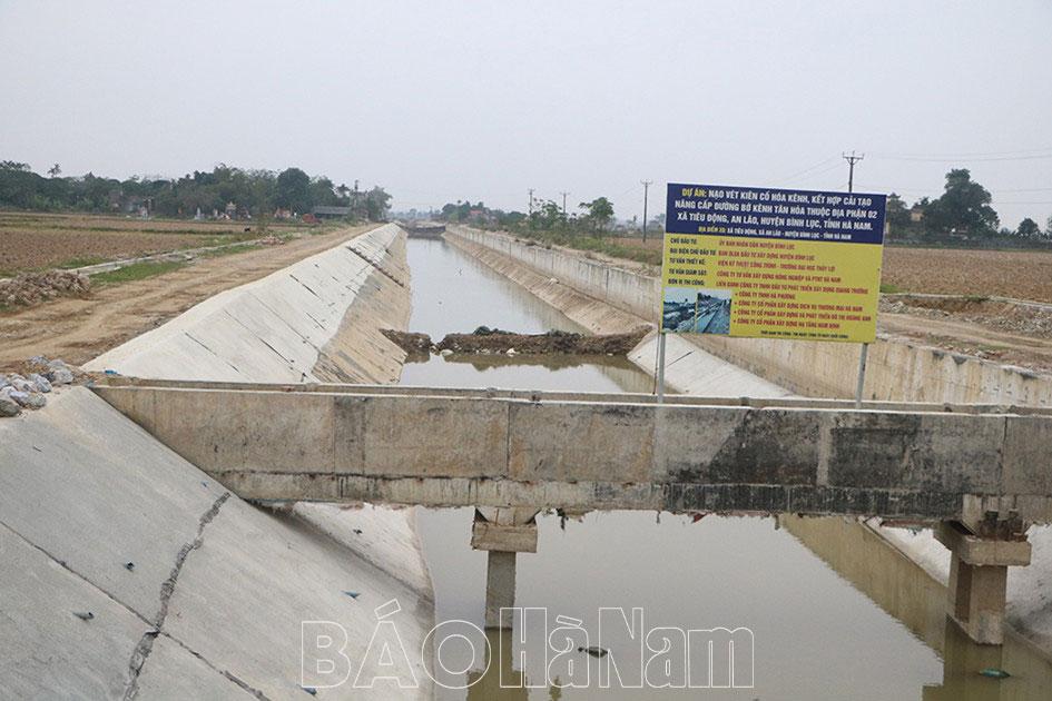 Ưu tiên vốn cải tạo, nâng cấp kênh mương ở Bình Lục