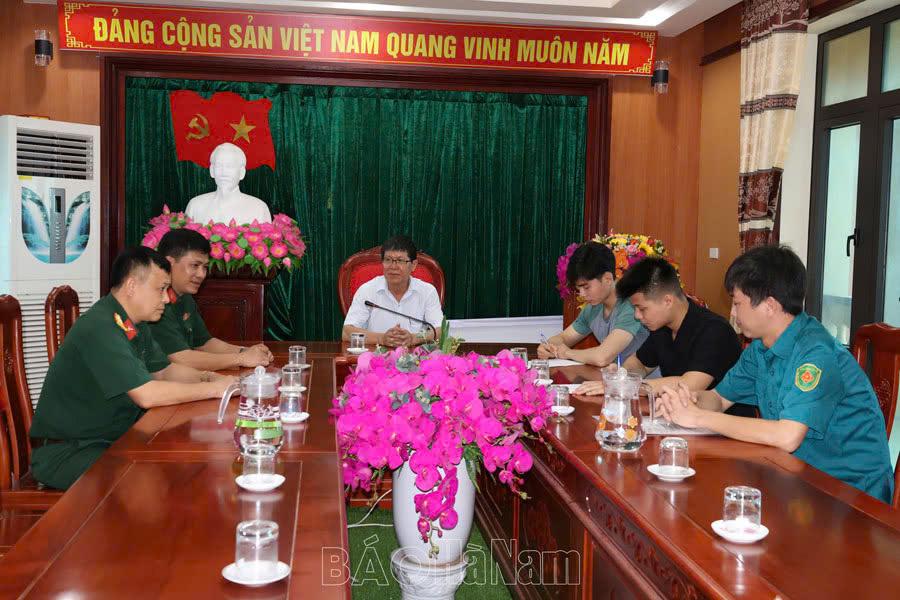 Thanh niên Kim Bảng sẵn sàng tình nguyện lên đường nhập ngũ