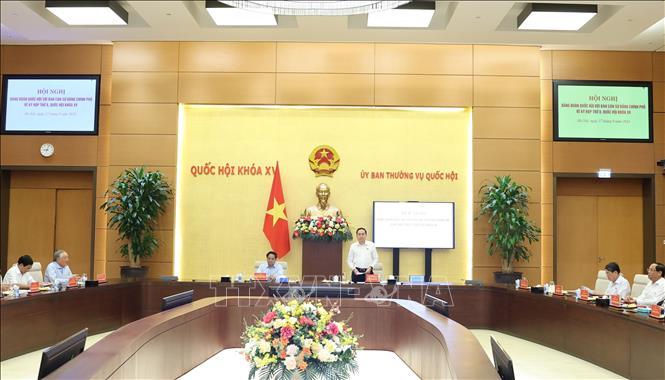 Đảng đoàn Quốc hội và Ban Cán sự Đảng Chính phủ họp chuẩn bị cho Kỳ họp thứ 8, Quốc hội khóa XV