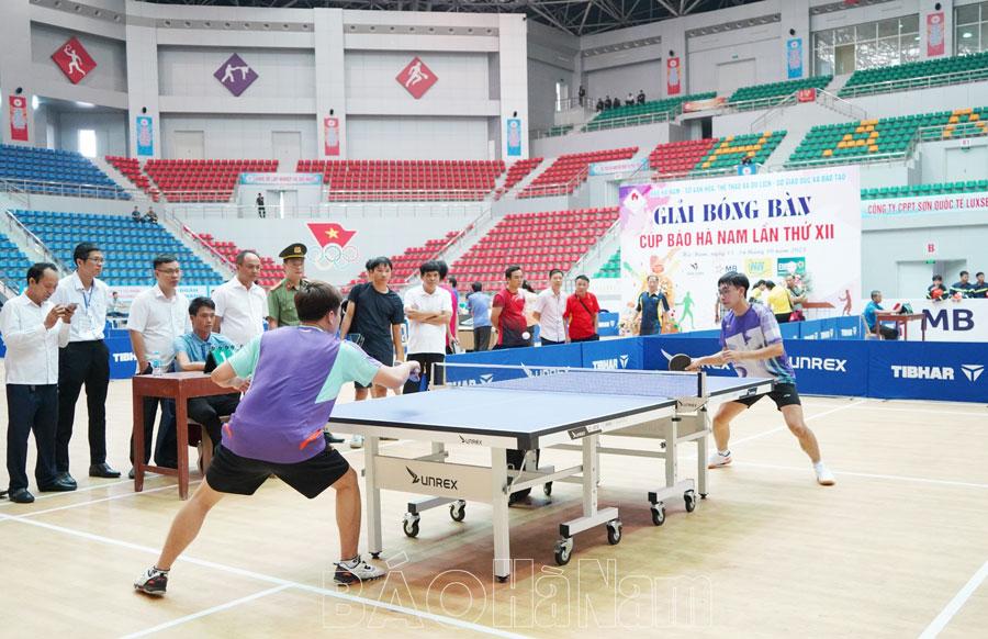 Điều lệ Giải Bóng bàn Cúp Báo Hà Nam lần thứ XIII năm 2024
