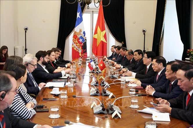 Đưa mối quan hệ Đối tác toàn diện Việt Nam-Chile ngày càng đi vào chiều sâu, hiệu quả và thực chất