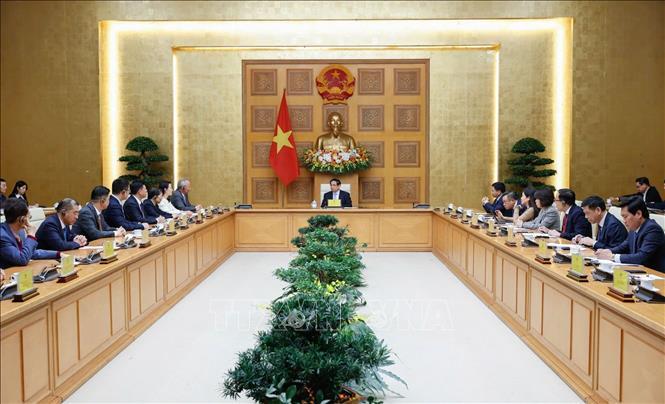 Thủ tướng đề nghị các doanh nghiệp nhóm lớn nhất toàn cầu nghiên cứu tham gia các dự án hạ tầng tại Việt Nam