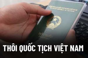 Thông báo trường hợp xin thôi quốc tịch Việt Nam