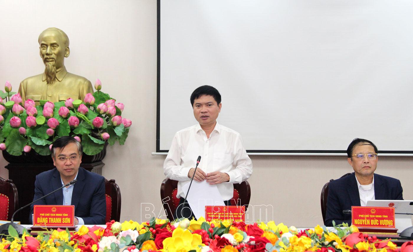 UBND tỉnh thảo luận các nội dung trình Kỳ họp chuyên đề HĐND tỉnh