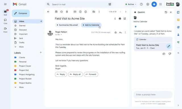 Người dùng Gmail vừa có thêm tính năng tiện dụng