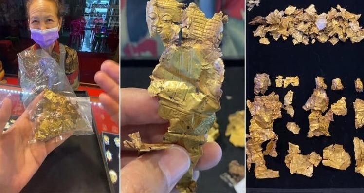 Người phụ nữ bất ngờ nhặt được cả 'mớ vàng' trên ruộng sắn