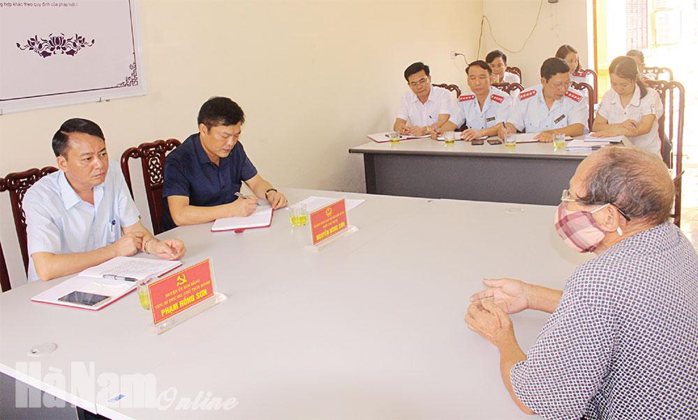 Vai trò nêu gương của người đứng đầu trong hoạt động tiếp công dân