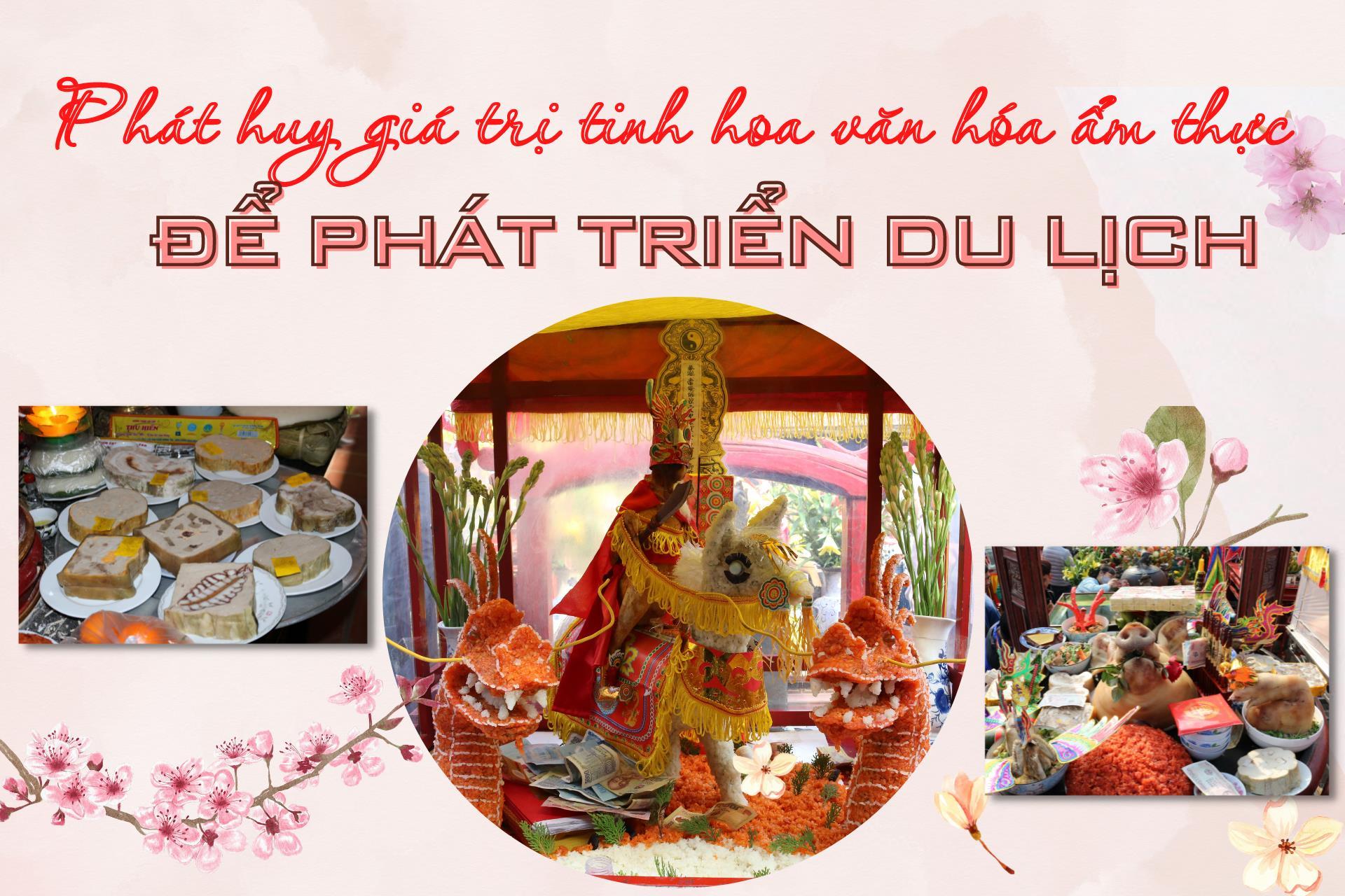 Phát huy giá trị tinh hoa văn hóa ẩm thực để phát triển du lịch