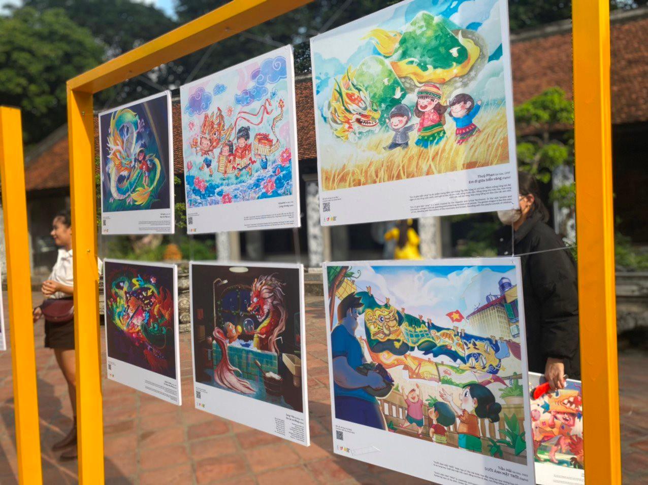 Hình ảnh rồng qua góc nhìn của họa sĩ trẻ