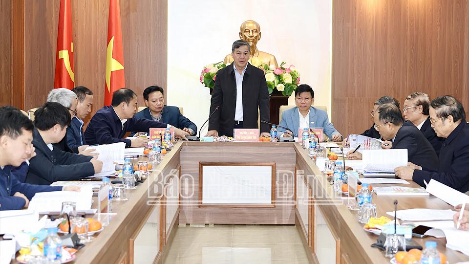 Hội thảo khoa học góp ý sản phẩm nhiệm vụ Biên soạn Địa chí Nam Định