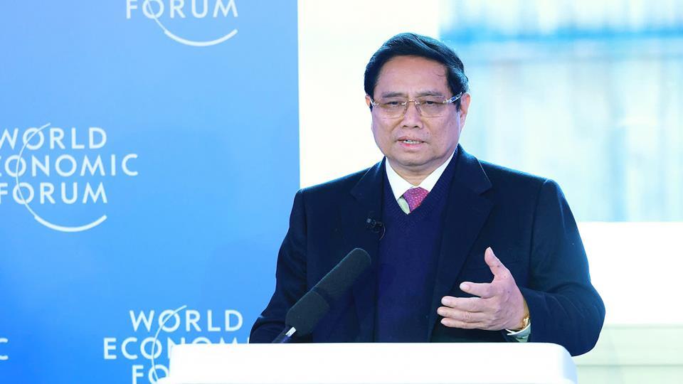 Thủ tướng Phạm Minh Chínhđối thoại chính sách đặc biệt tại WEF Davos