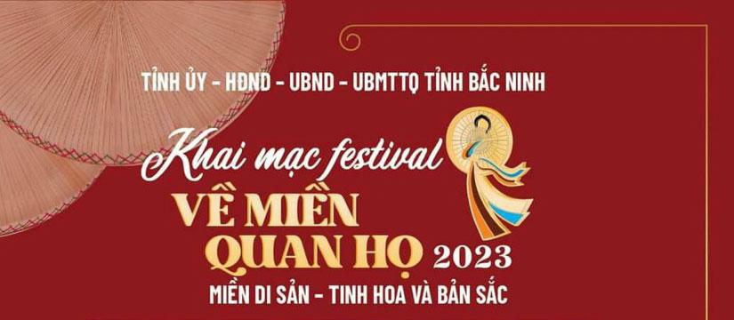 Khai mạc festival Về miền quan họ 2023