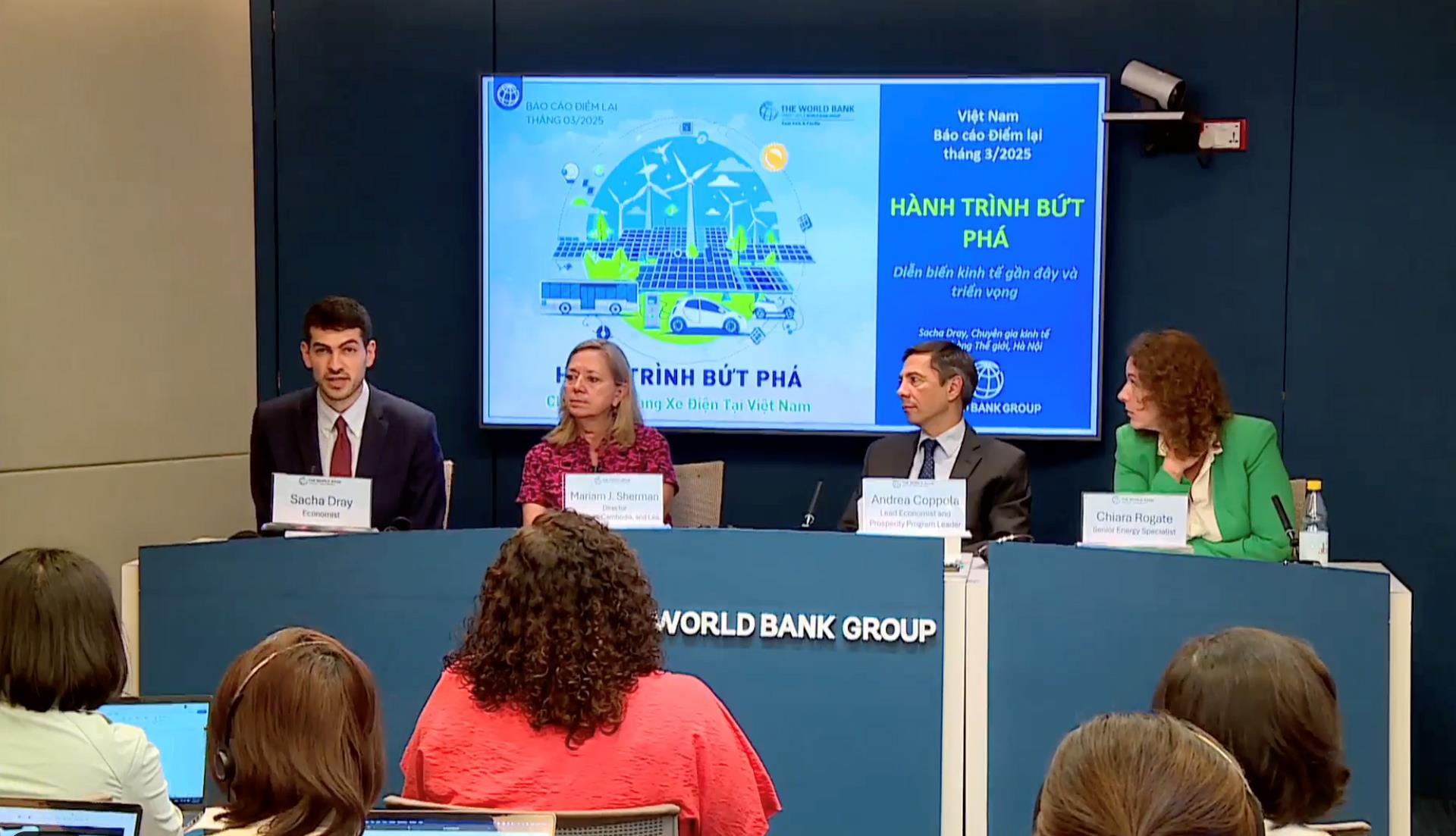 WB dự báo tăng trưởngkinh tế Việt Nam ở mức 6,8%