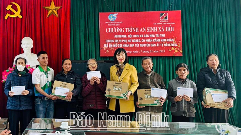 Phụ nữ Nghĩa Hưngchung tay thực hiện các hoạt động an sinh xã hội