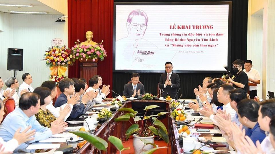 Khai trương Trang thông tin đặc biệt Tổng Bí thư Nguyễn Văn Linh và “Những việc cần làm ngay”