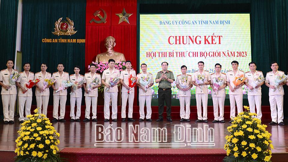 Chung kết Hội thi bí thư chi bộ giỏi Công an tỉnh năm 2023