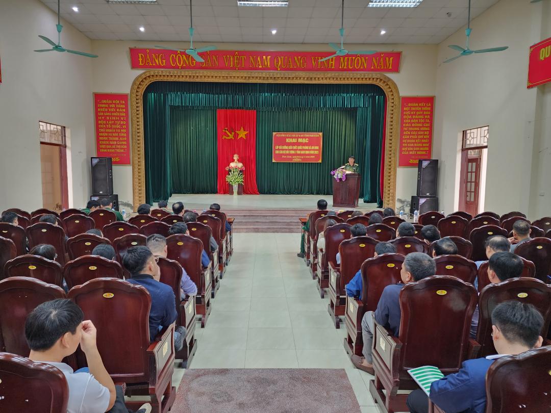 Bồi dưỡng kiến thức quốc phòng - an ninh cho cán bộ đối tượng 3