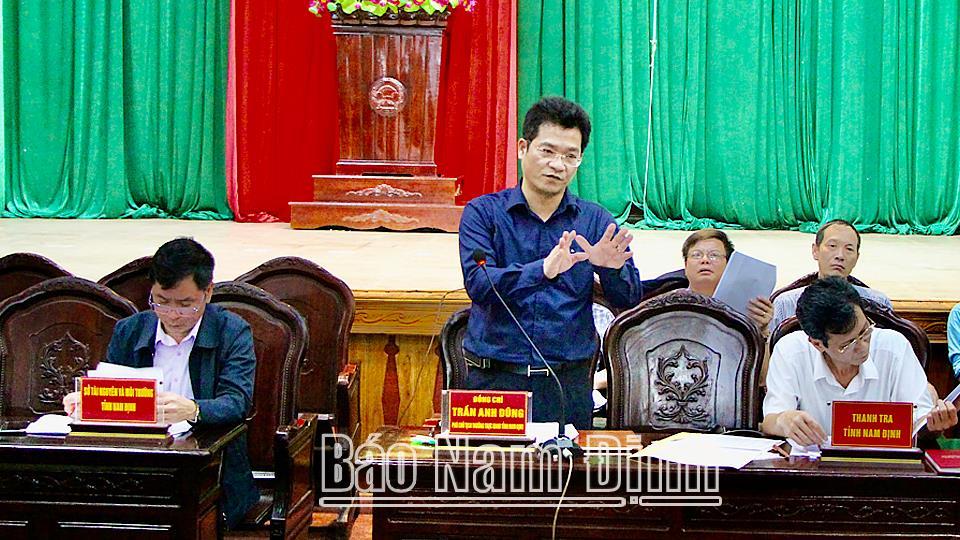 UBND tỉnh đối thoại với người dân về công tác giải phóng mặt bằng tại khu vực Cồn Xanh