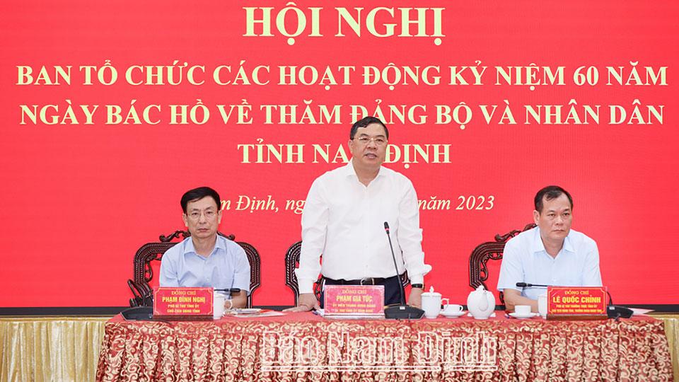 Để Lễ kỷ niệm 60 năm Bác Hồ về thăm Nam Định diễn ra trang trọng, ý nghĩa
