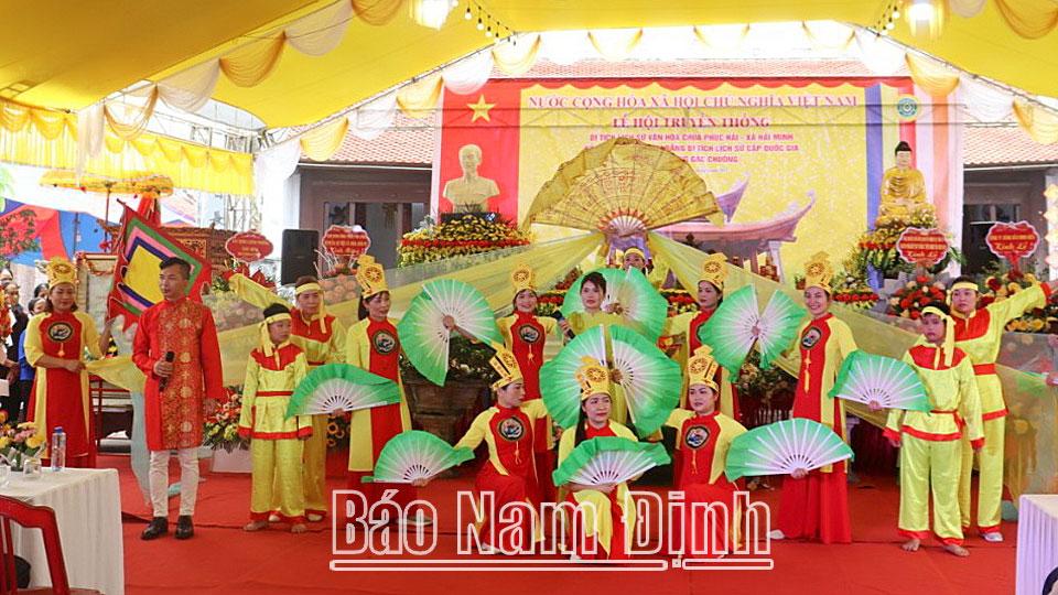 Lễ hội truyền thống di tích lịch sử văn hóa Chùa Phúc Hải