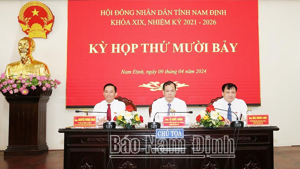 HĐND tỉnh tổ chức kỳ họp giải quyết công việc phát sinh đột xuất