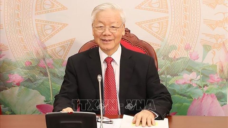 Tổng Bí thư Nguyễn Phú Trọng gửi Thư chúc mừng năm mới hai nước Lào và Campuchia