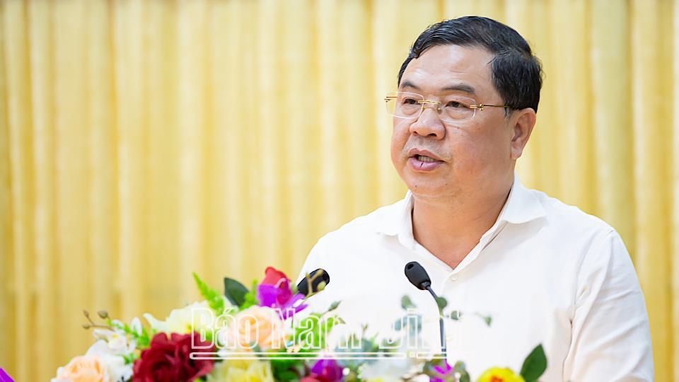 Bài phát biểu chào mừng của đồng chí Phạm Gia Túc, Ủy viên BCH Trung ương Đảng, Bí thư Tỉnh ủy tại Hội thảo khoa học “Nam Định 60 năm thực hiện lời dạy của Bác”