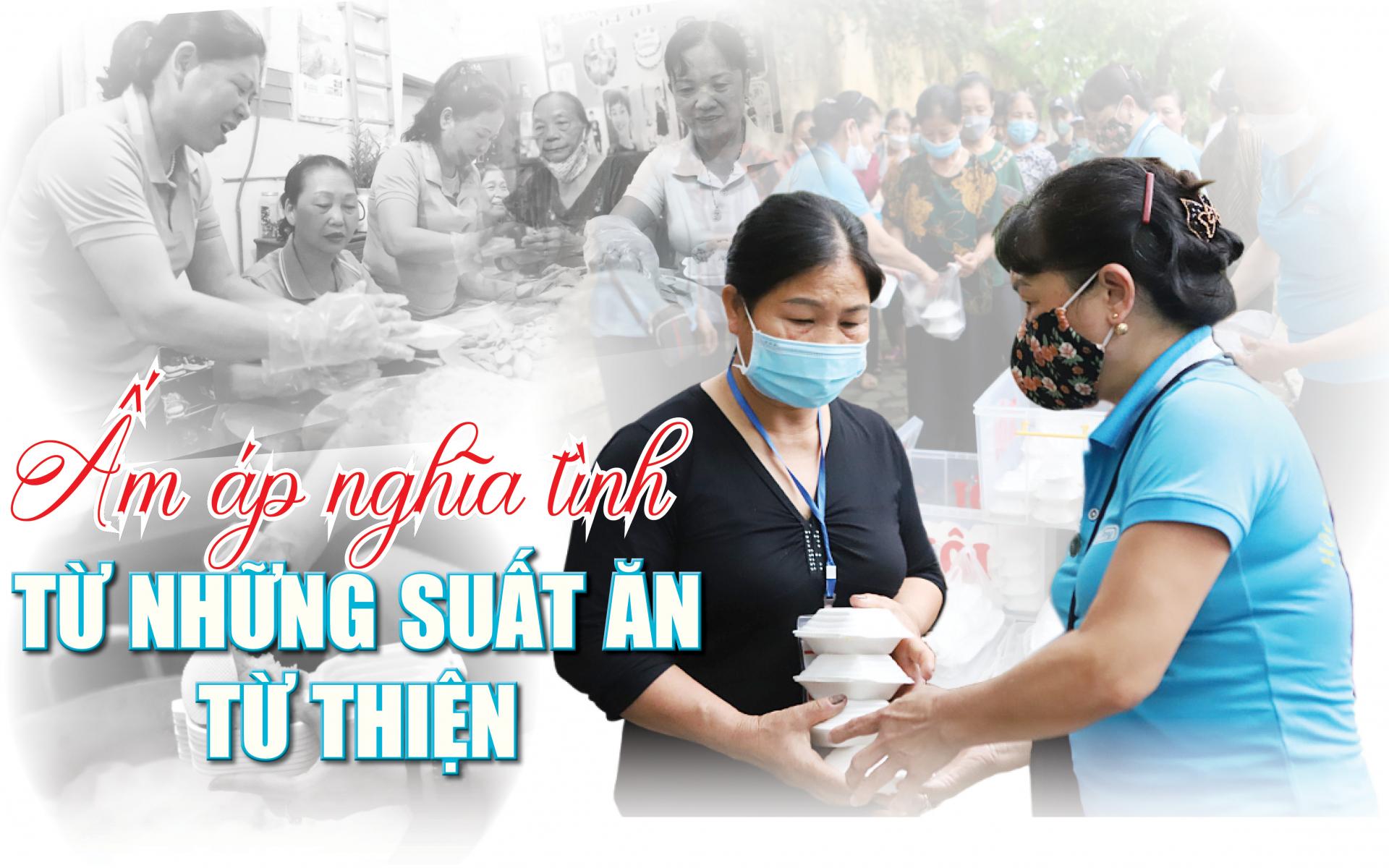 Ấm áp nghĩa tình từ những suất ăn từ thiện