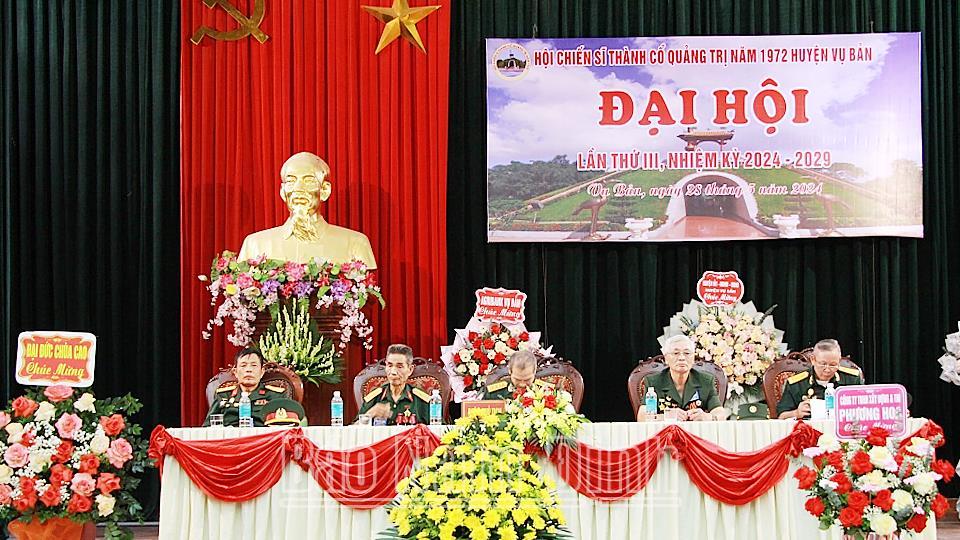 Đại hội Hội Chiến sĩ Thành cổ Quảng Trị năm 1972 huyện Vụ Bản lần thứ III, nhiệm kỳ 2024-2029