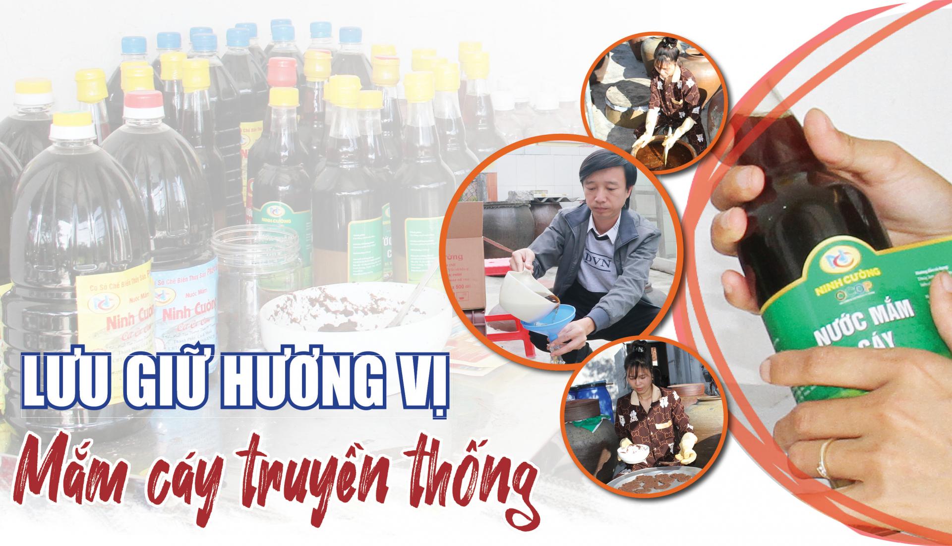 Lưu giữ hương vị mắm cáy truyền thống