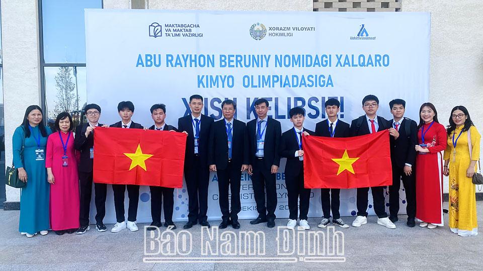Học sinh Trường THPT chuyên Lê Hồng Phong đoạt Huy chương Bạc Olympic Hóa học quốc tế Abu Reikhan Beruniy