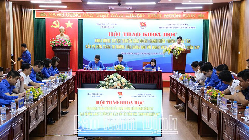 Nâng cao vai trò của Đoàn Thanh niên trong bảo vệ nền tảng tư tưởng của Đảng