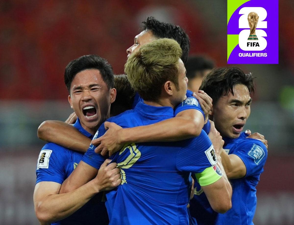 ĐT Thái Lan chung cảnh ngộ với ĐT Việt Nam ở vòng loại World Cup 2026