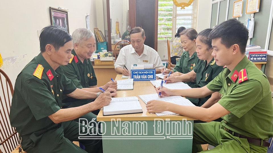 Cựu chiến binh thành phố Nam Địnhđẩy mạnh phong trào thi đua “Dân vận khéo”