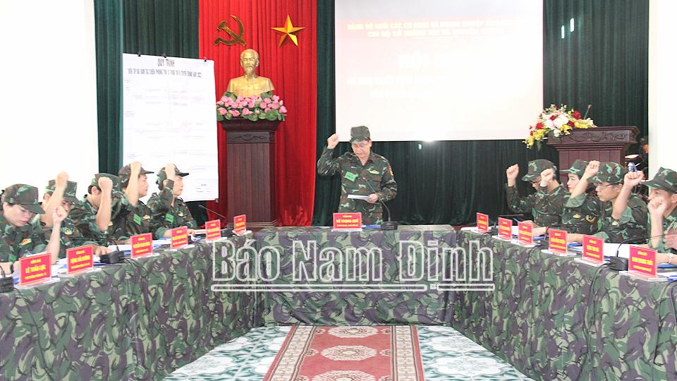 Diễn tập bảo đảm tác chiến phòng thủ Sở Thông tin và Truyền thông năm 2023