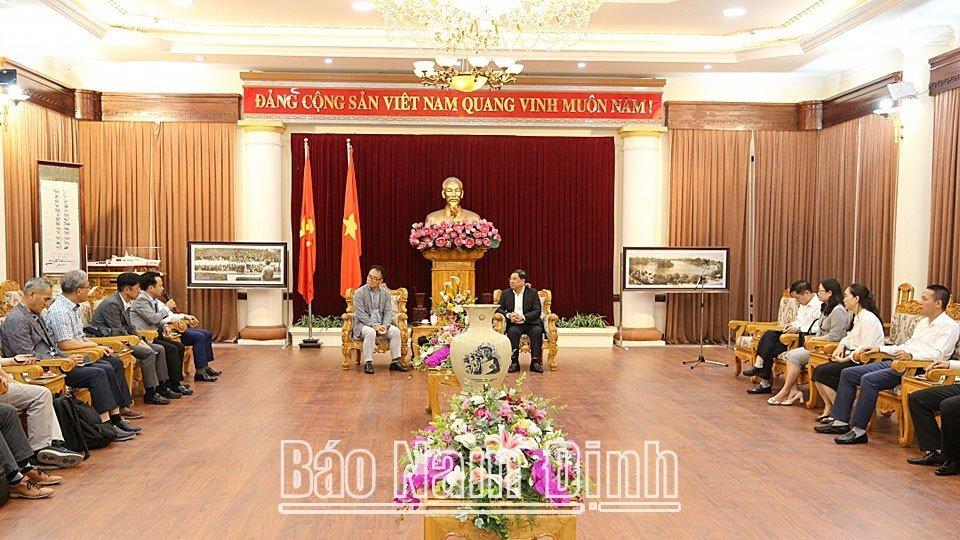 Đồng chí Bí thư Tỉnh ủy tiếp, làm việc với Đoàn doanh nghiệp Hàn Quốc