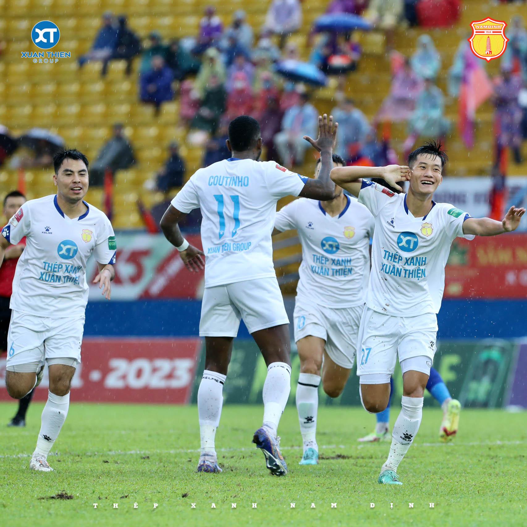 Chiến thắng Bình Dương, CLB Thép Xanh Nam Định chính thức góp mặt ở cuộc đua vô địch V-League