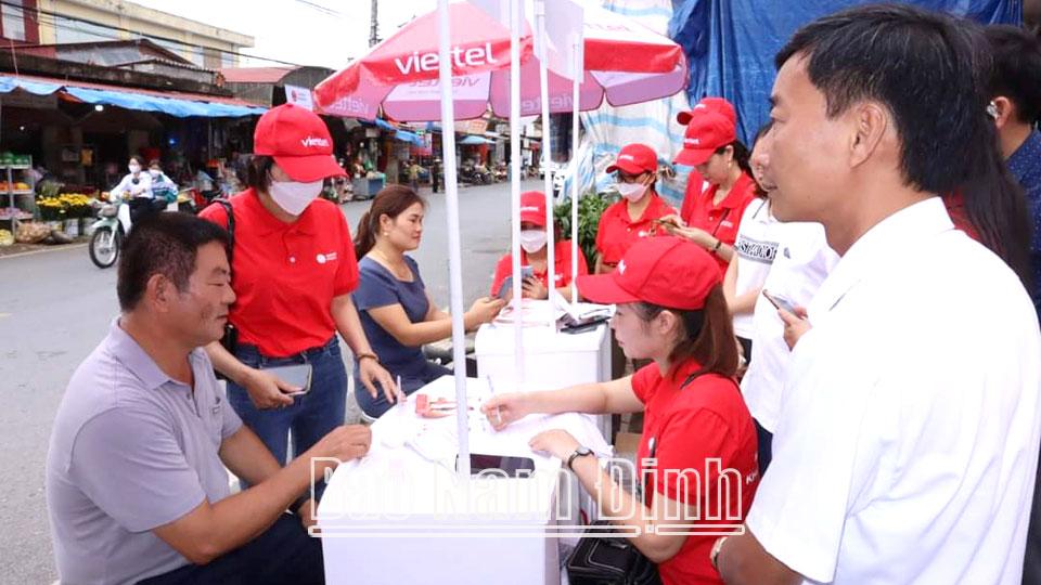 Nghĩa Hưng nhân rộngmô hình chợ 4.0