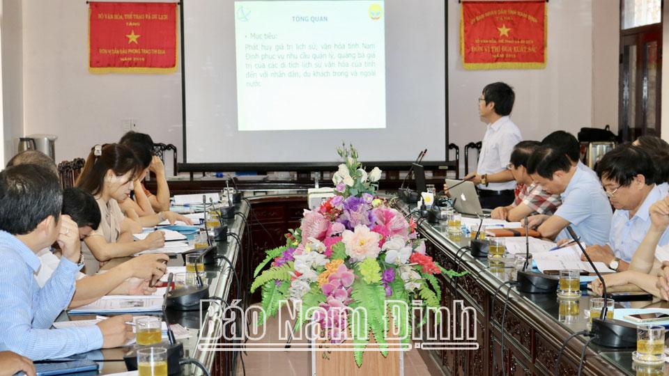 Hội thảo ứng dụng công nghệ thông tin xây dựng cơ sở dữ liệu quản lý, bảo tồn di tích lịch sử - văn hóa