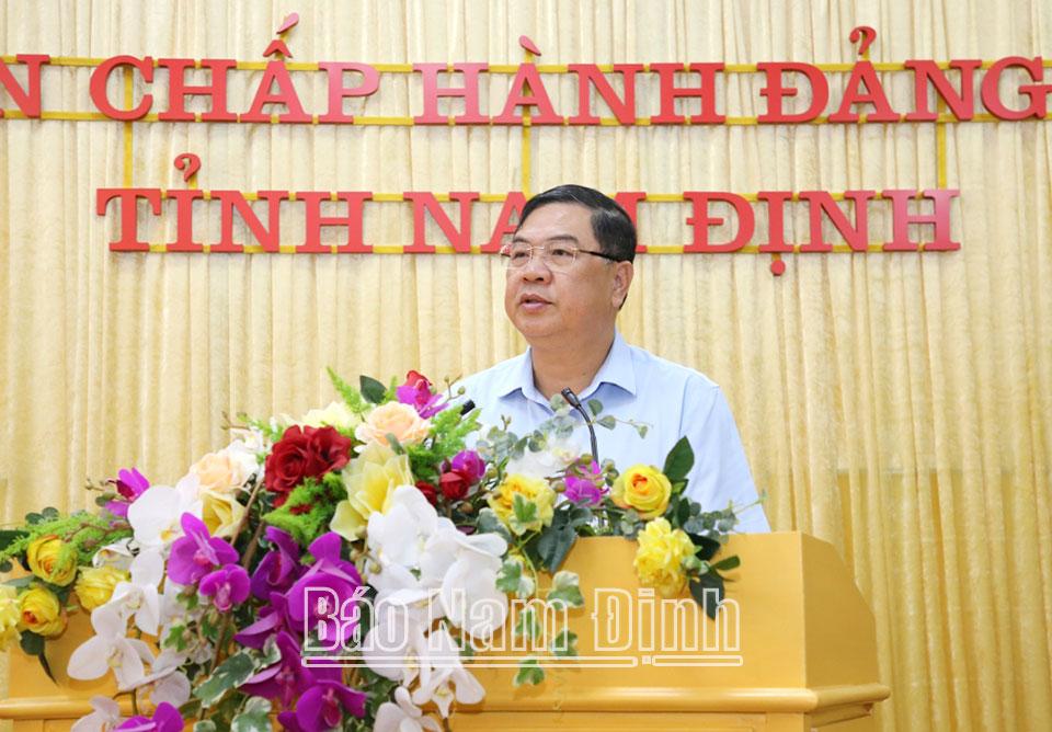 Quyết tâm đẩy mạnh công tác nội chính, phòng, chống tham nhũng, tiêu cực và cải cách tư pháp ở tỉnh Nam Định