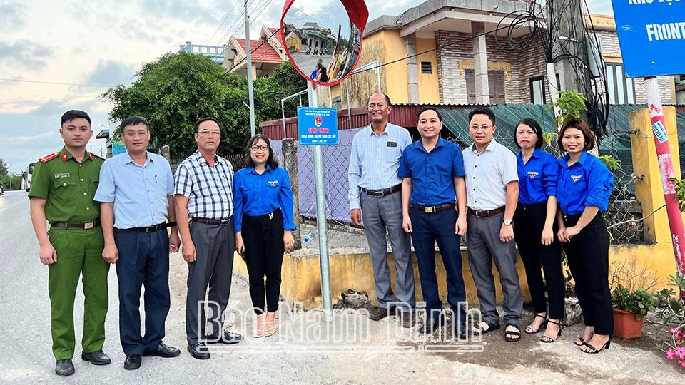 Hiệu quả công trình thanh niên“Gương cầu an toàn giao thông”